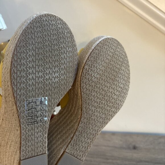 Michael Kors Berkley Wedge Sandals - Picture 7 of 11